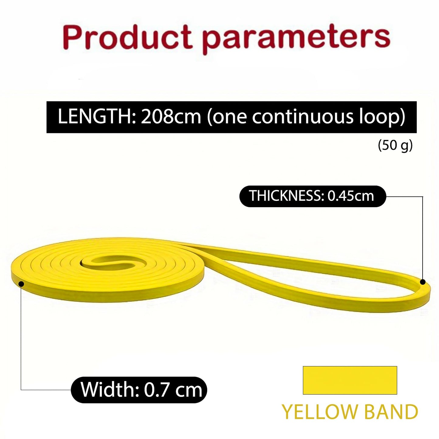 Heavy Resistance Band for Workout Set Exercise & Stretching Pull Up Bands for Home Exercise for Gym Men & Women Exercise Bands