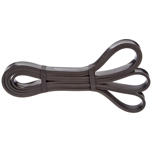 Power Resistance Bands, Pull Up Assist Exercise Band, Body Stretching, Powerlifting, Home Workout, Fitness Training Loop Bands for Unisex Black